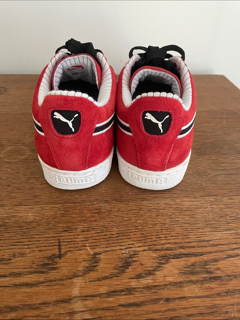 Men’s Puma Red Suede Sneakers. Size 10.5 - Picture 5 of 10